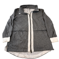 Lululemon Grey Fleece Zip-Up Jacket Size 12 | Longline Athletic Sweater Jacket