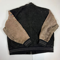 NBA Genuine Leather Varsity Jacket Comcast Spectacor Philly Patches Size XL