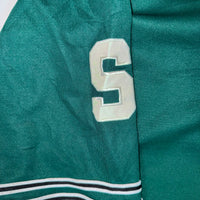 Colosseum Michigan State Spartans Baseball Jersey Green Button Front Size M