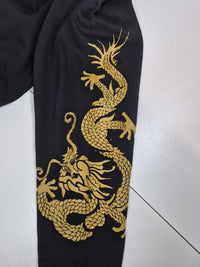 Five Finger Death Punch Dragon Print Zip Hoodie Black Size XL