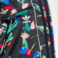 Adidas Originals Womens Floral Print Leggings 3 Stripe Black Size XS( UK 6)