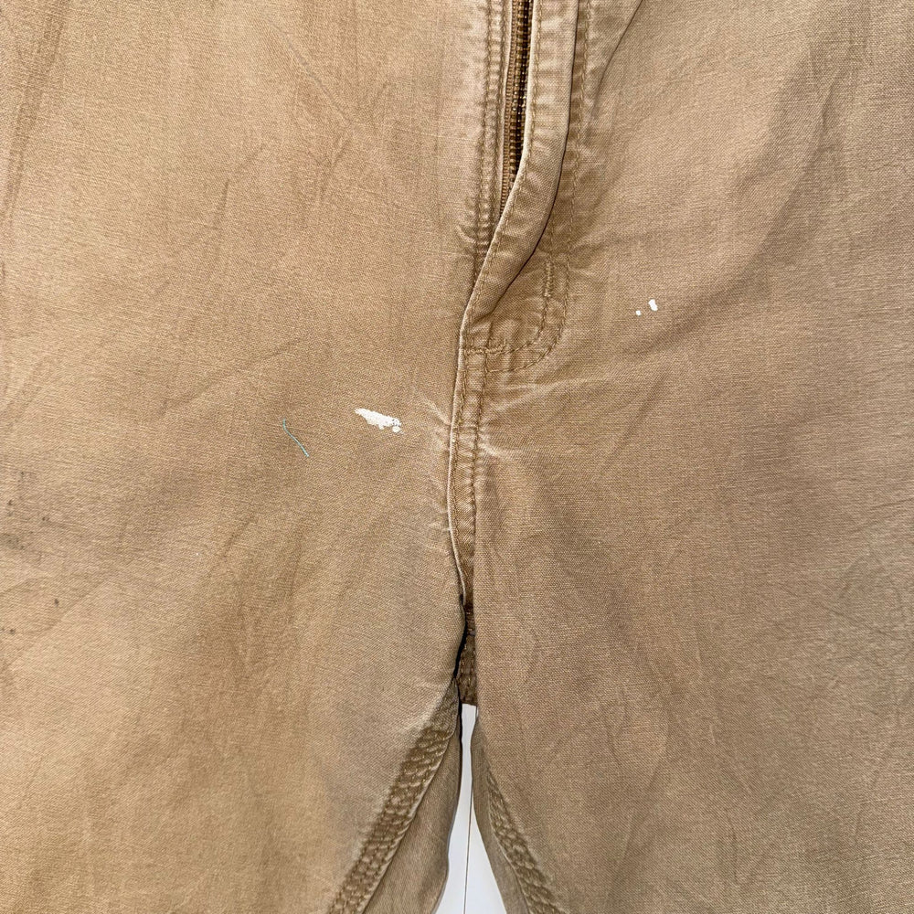 Vintage Carhartt Cargo Shorts Beige Relaxed Fit Utility Workwear Men’s W40