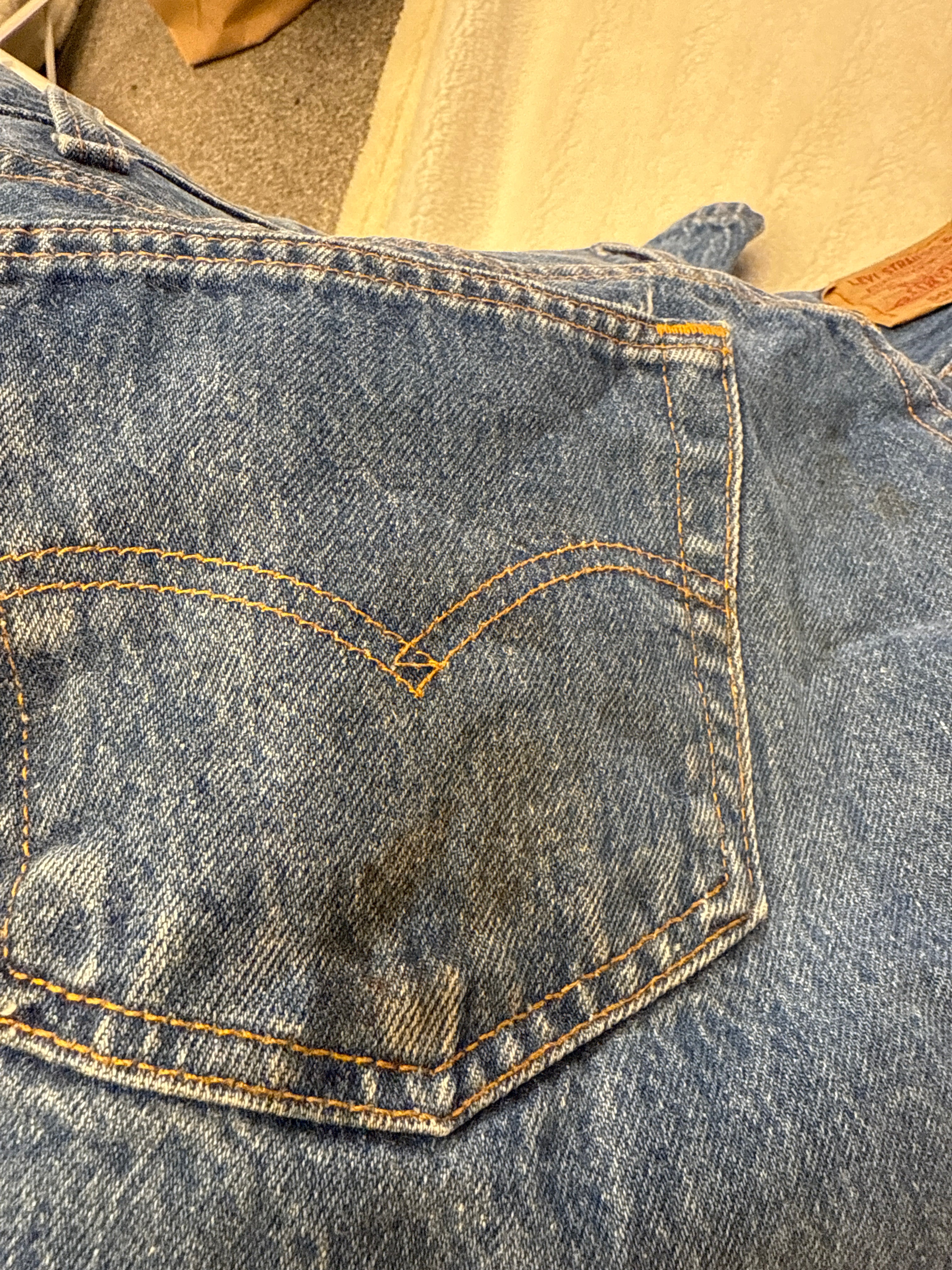 Vintage Levi's 501 XX, USA Made Denim Jeans - Blue - W36 L32