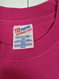 Hanes Solvang California Wine Country Graphic T-Shirt Pink Size Large