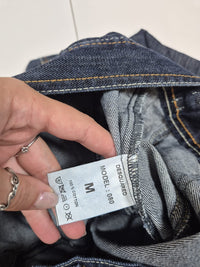 Dsquared2 Denim Trucker Jacket Dark Wash Fitted Cropped Size M