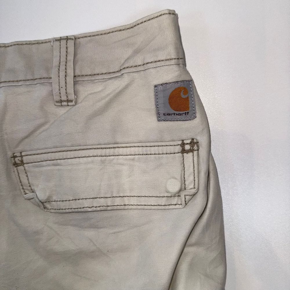 Carhartt Relaxed Fit Cargo Shorts – Beige/Cream – Size 42
