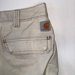 Carhartt Relaxed Fit Cargo Shorts – Beige/Cream – Size 42