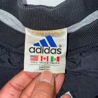 Vintage Adidas 3-Stripe Windbreaker Pullover Sweatshirt Size L