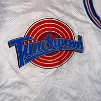Tune Squad Lola Bunny #10 Basketball Jersey Vest Size M Space Jam White Mesh Top