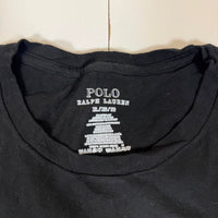 Polo Ralph Lauren Crew Neck T-Shirt Black Cotton Classic Fit Mens Size XL
