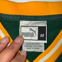Vintage Puma Brett Favre #4 Green Bay Packers Jersey Signed Size M NFL American Football