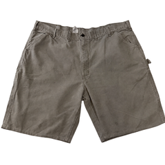 Carhartt Dungaree Work Shorts – Beige/Grey – W44 – Made in USA