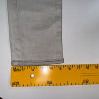 True Religion Skinny Jeans Stone Grey Contrast Stitch Denim Size 32