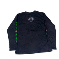Harley-Davidson Long Sleeve T-Shirt Christmas Holly Graphic Black Size S