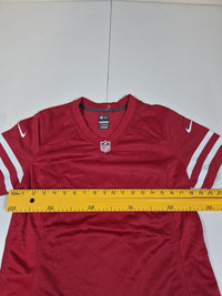 Nike NFL On Field Womens Football Jersey Red White Stripe Blank Size L
