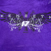 NASCAR Kenseth #17 Graphic T-Shirt Purple Racing Tee Size L
