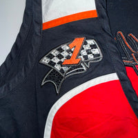 Harley-Davidson She Devil Race Team Colorblock Zip Vest Black Red XL