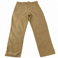 Carhartt Rugged Flex Relaxed Fit Carpenter Trousers – Khaki – Size 35x32