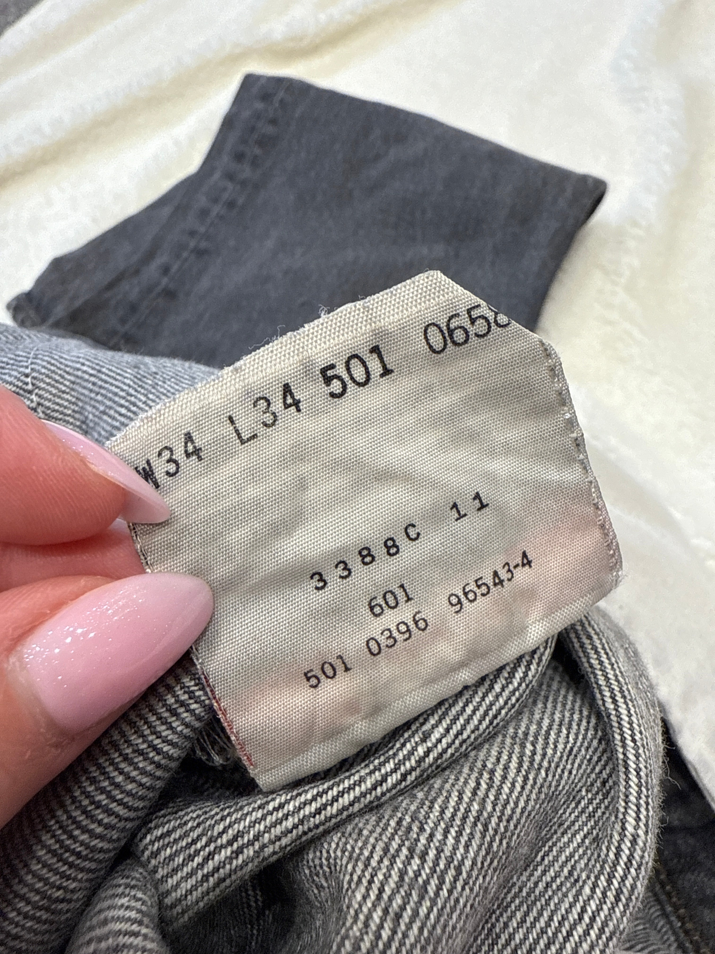 Rare Vintage Levi's 501 XX, USA Made, Denim Jeans - W34 L34