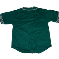 Colosseum Michigan State Spartans Baseball Jersey Green Button Front Size M