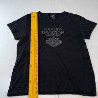 Harley-Davidson Museum Rhinestone Logo T-Shirt, Women's XXXL