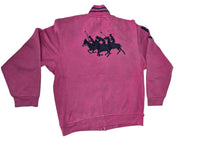 Polo Ralph Lauren Pink Full Zip Track Jacket Polo Crest Size M/L