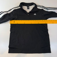 Adidas Clima365 Climawarm 1/4 Zip Track Top Black White Size M Sports Pullover