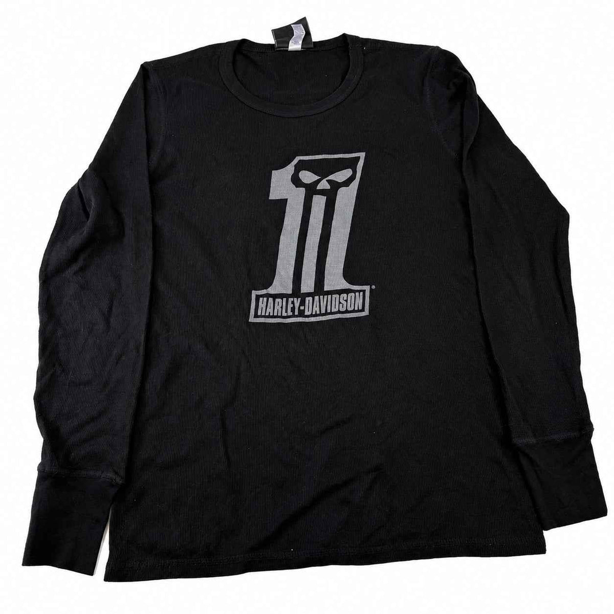 Harley-Davidson Museum Thermal Waffle-Knit Long Sleeve Top (Size L)