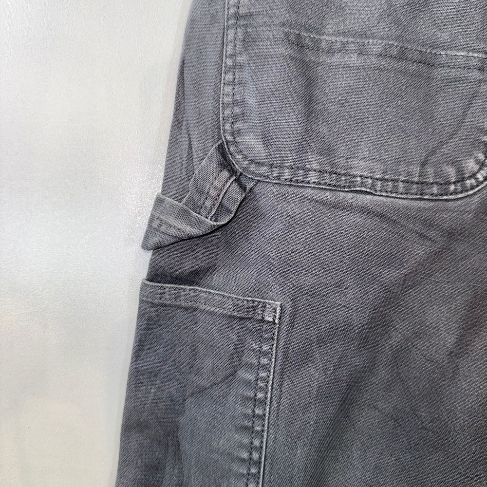 Carhartt Relaxed Fit Carpenter Work Shorts Grey W34 Utility Canvas Vintage