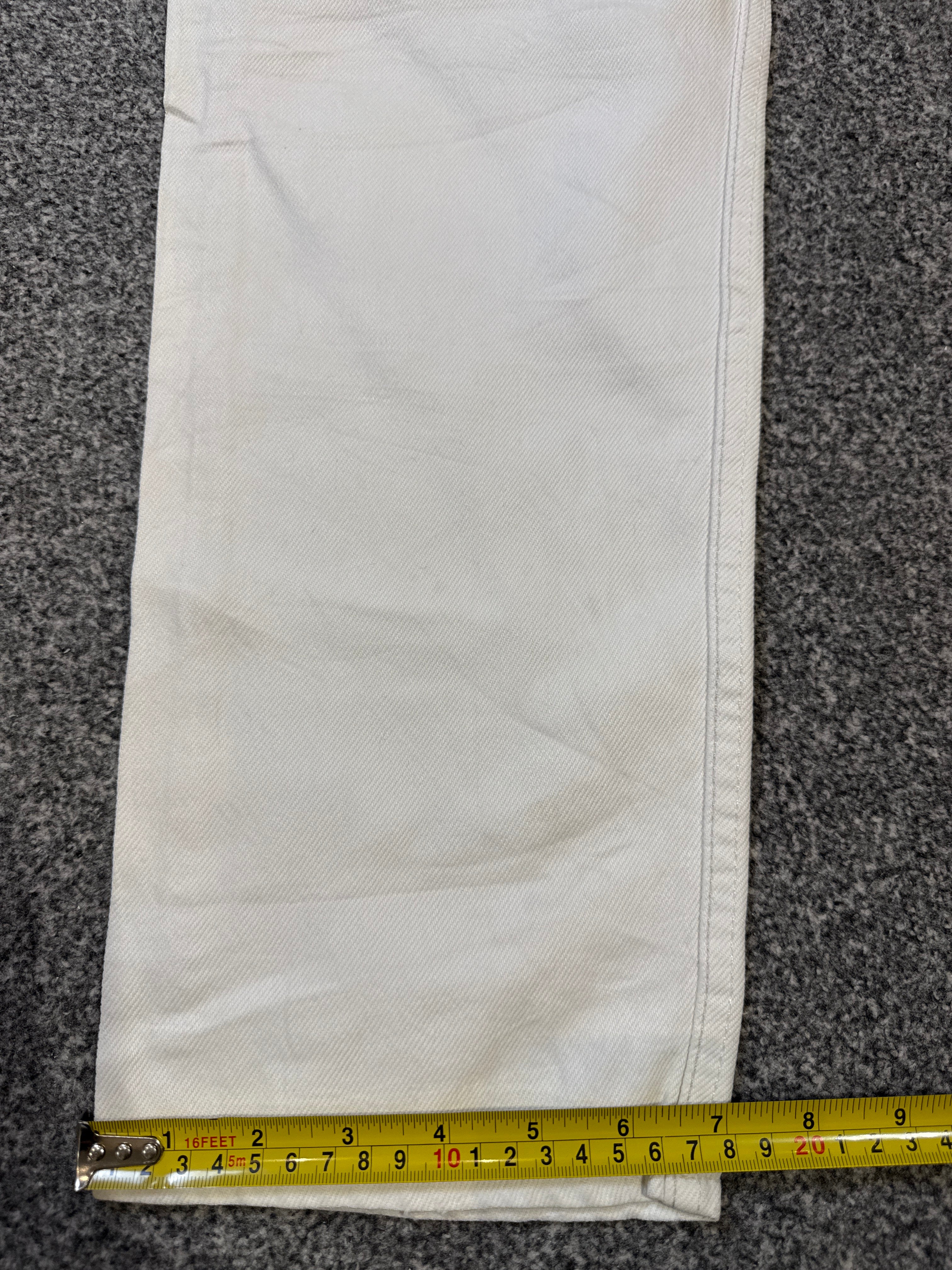 Levi’s Women’s 881 Vintage Orange Tab White High-Waisted Regular Fit Jeans – P432