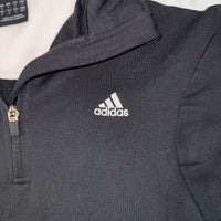 Adidas Clima365 Climawarm 1/4 Zip Track Top Black White Size M Sports Pullover