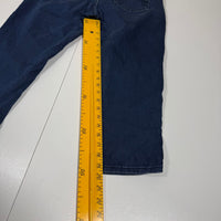 Lee Easy Fit Straight Leg Jeans Dark Blue Wash Stretch Petite Size 12 Medium