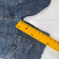 G-Star Raw 3301 Cargo Denim Shorts W32 Blue Utility Y2K