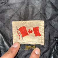 Vintage Maristal Sportswear Motorcycle Leather Jacket – Made in Canada