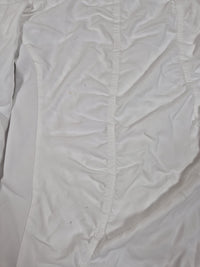 Lululemon Define Jacket White Ruched Zip Up Fitted Size US 8/ UK 12