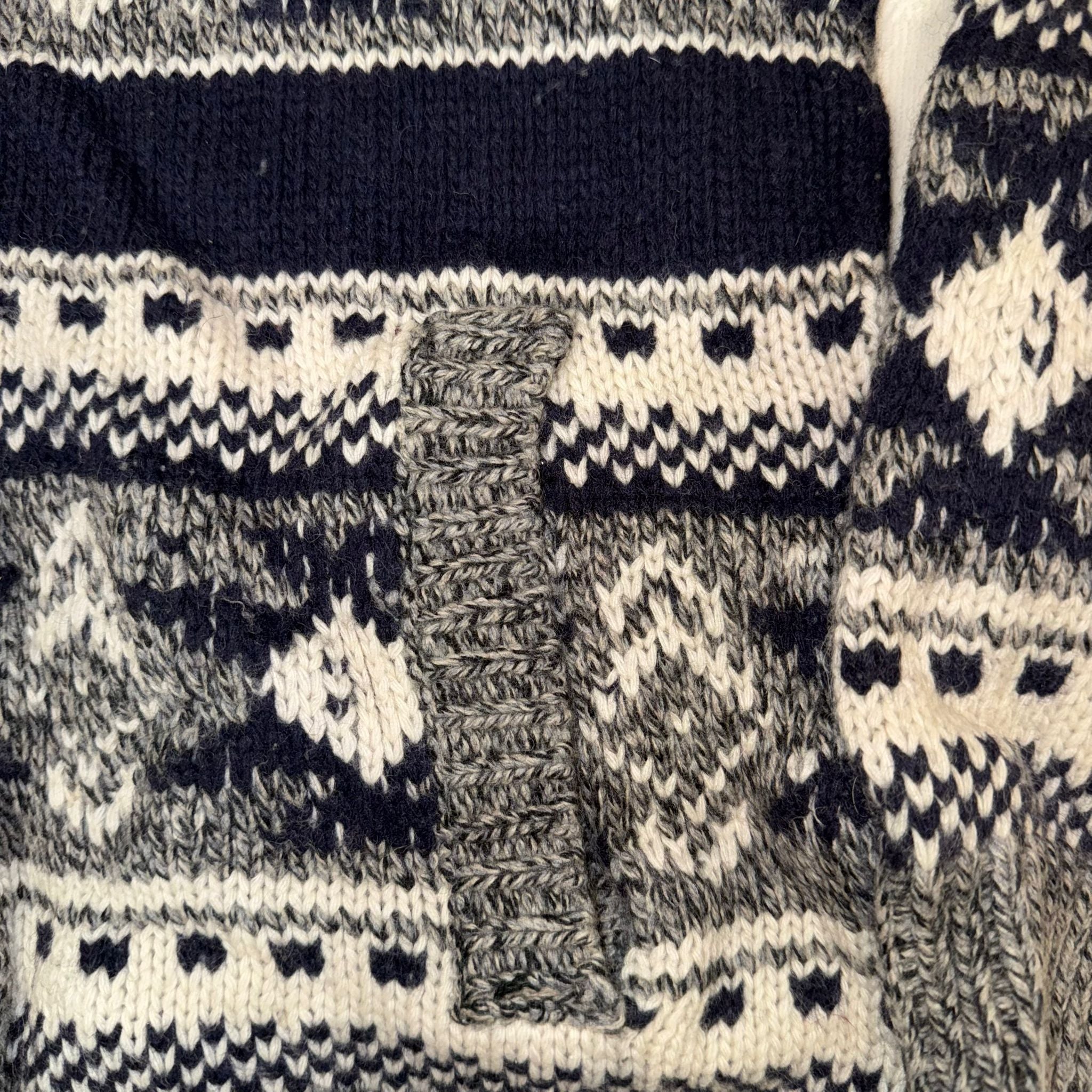 Telluride Clothing Company Fair Isle Knit Button Cardigan Sweater
