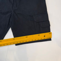Wrangler Originals Cargo Shorts Black Mens W34 Utility Workwear Combat Shorts