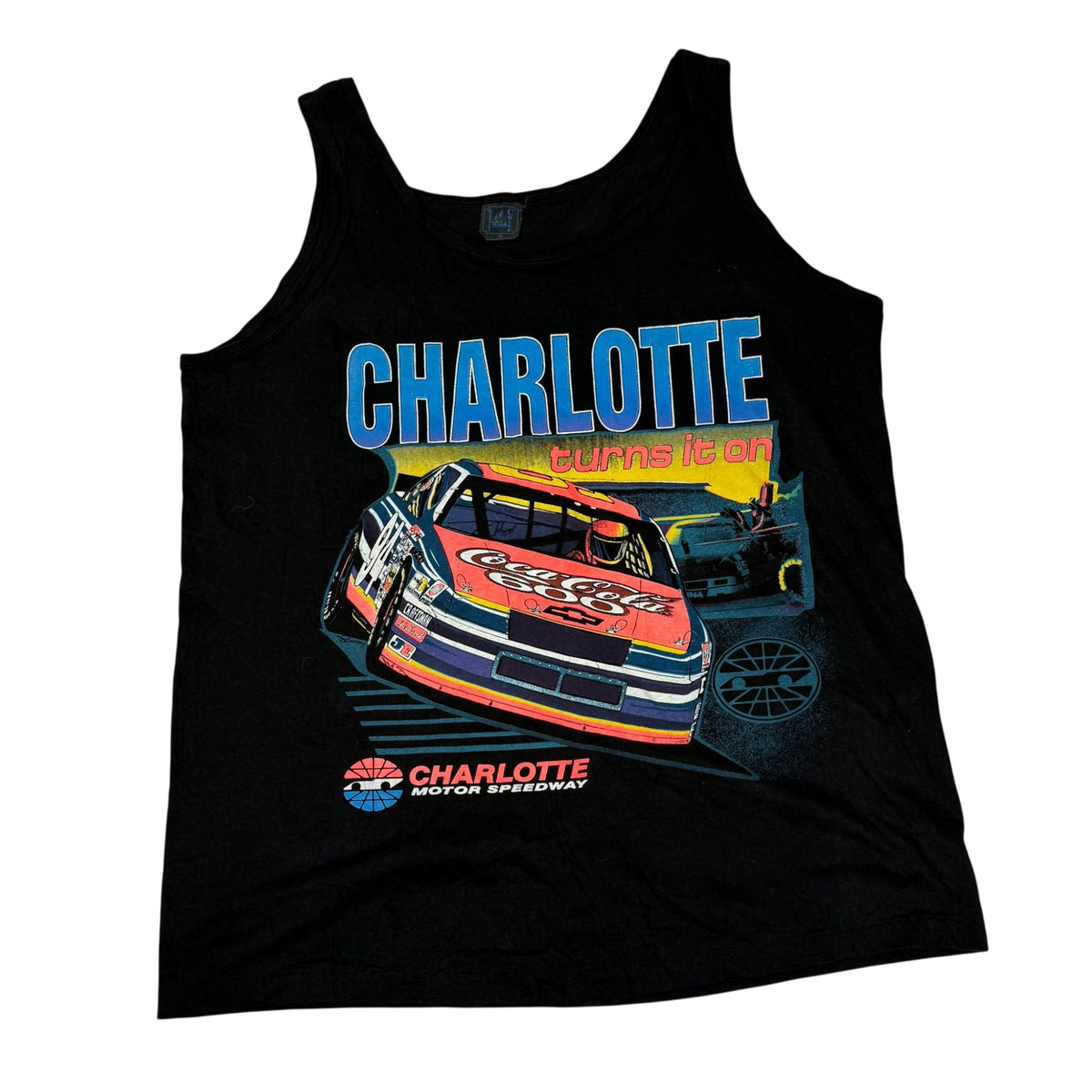 Crowders Creek NASCAR Charlotte Motor Speedway Tank Top Black Size 2X