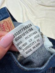 Vintage Levi's 501 XX, USA Made Denim Jeans - Blue - W32 L30