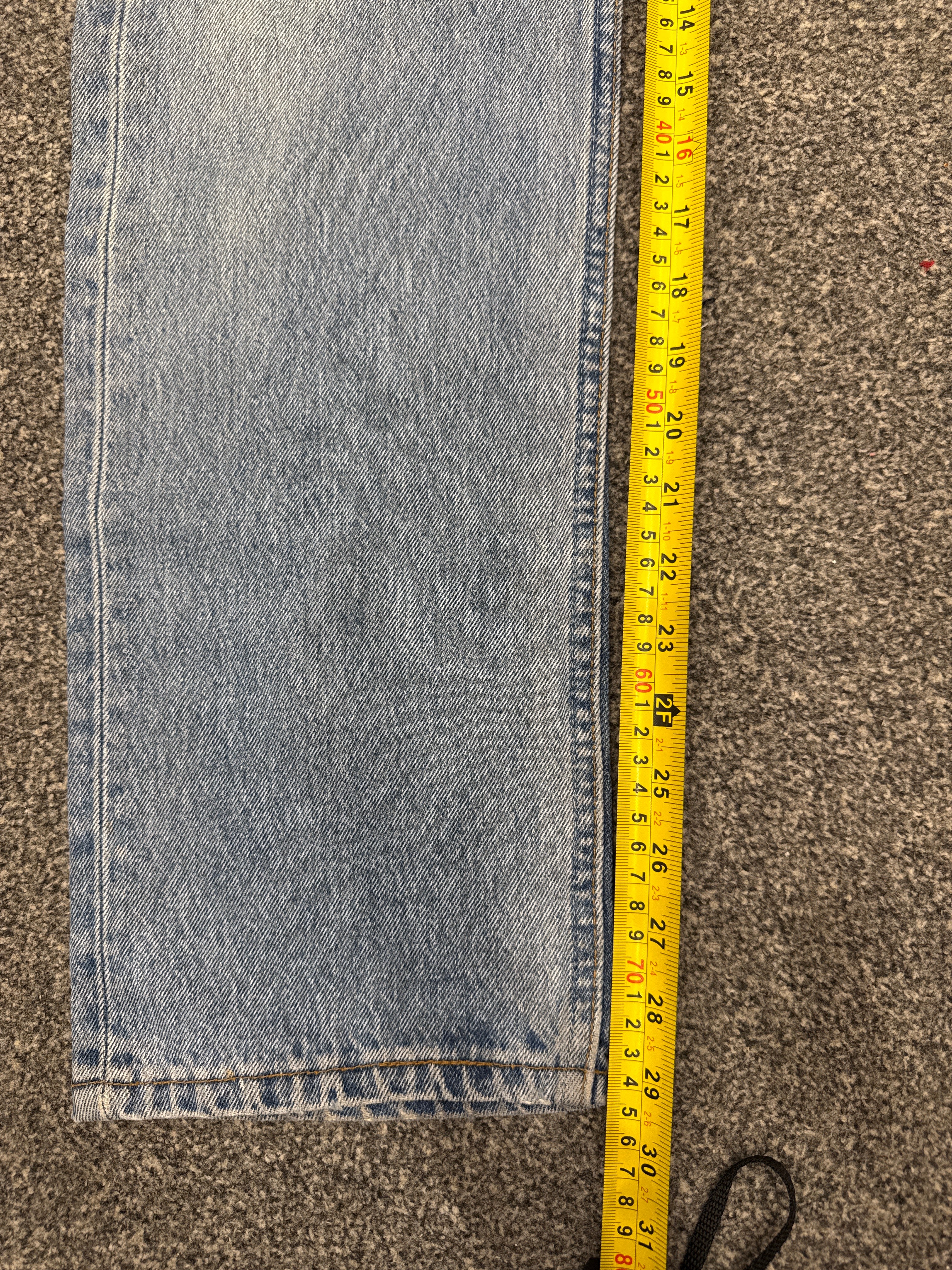 Rare Vintage Levi's 501 XX, USA Made Denim Jeans - Faded Light Blue - W33 L34