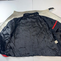 Vintage Speed Unlimited Leather Pirelli Shoei NGK AMA Motorcycle Biker Jacket