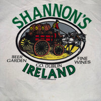 Vintage Shannon's Ireland Graphic Crewneck Sweatshirt White 1989 Size XL