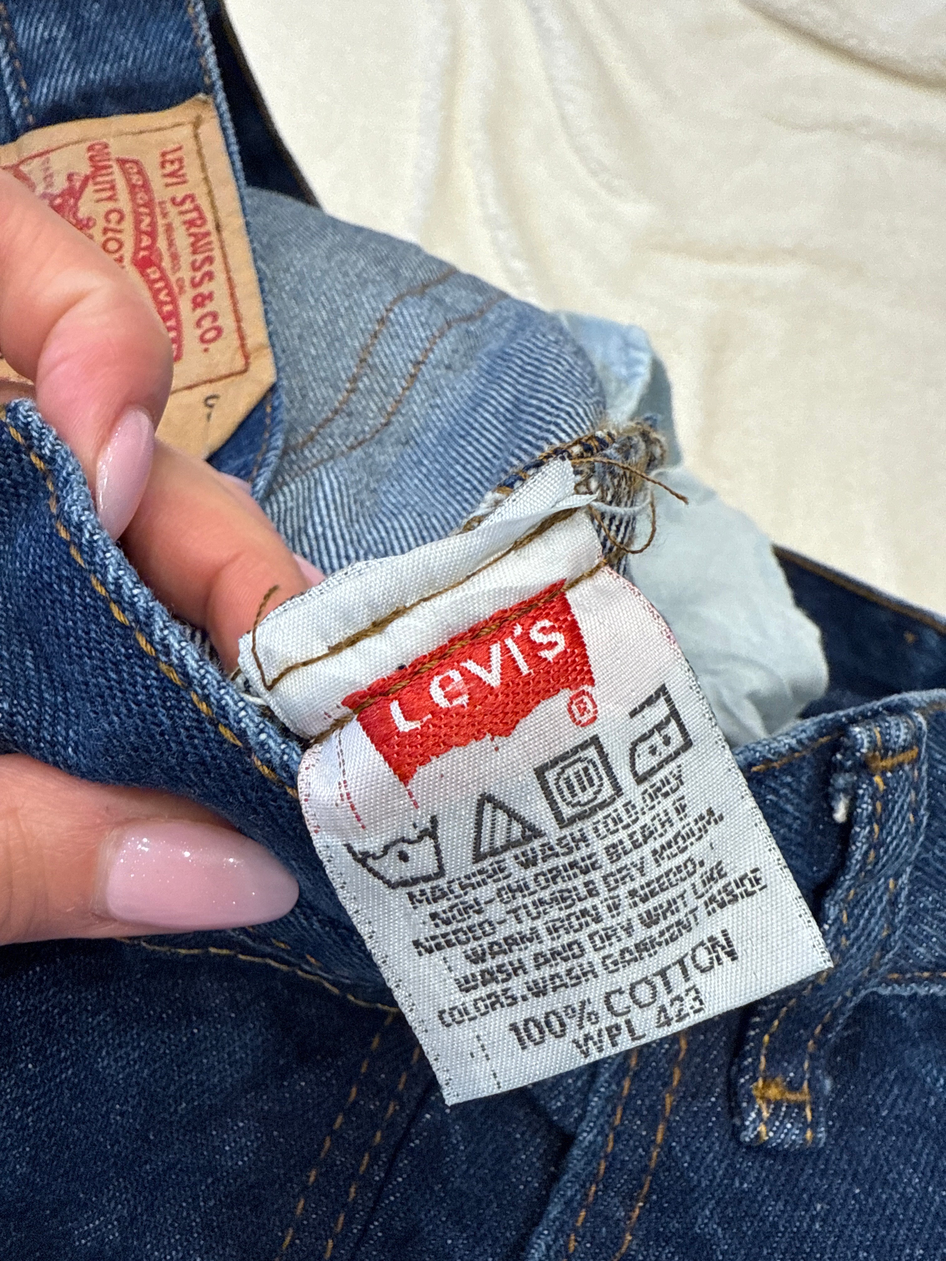 Vintage Levi's 501 XX, USA Made Denim Jeans - Blue - W32 L30
