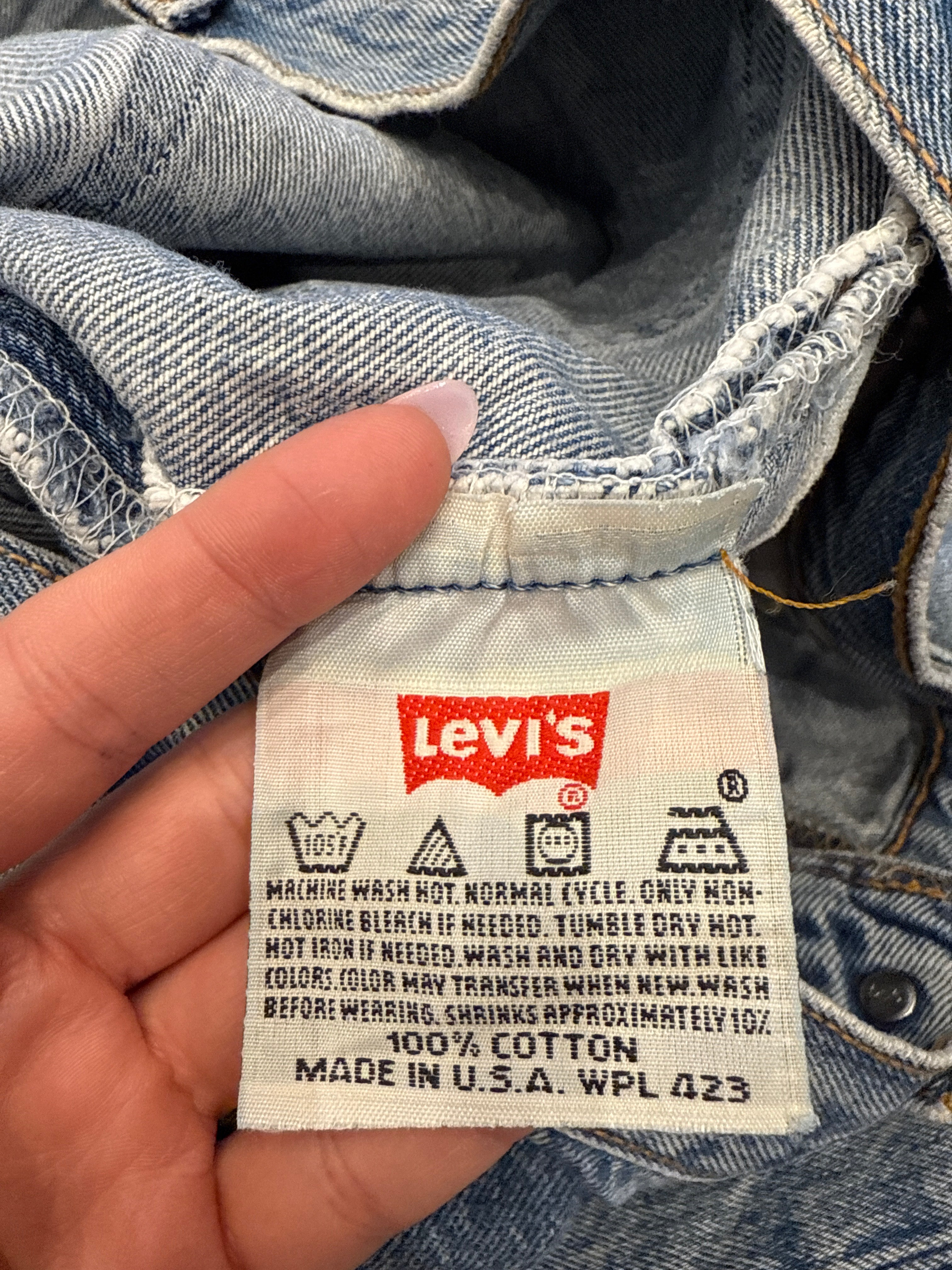 Vintage Levi's 501 XX, USA Made Denim Jeans -  W44 L28