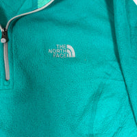 The North Face Fleece Quarter Zip Pullover Teal Womens Size M