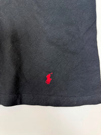 Polo Ralph Lauren Crew Neck T-Shirt Black Cotton Classic Fit Mens Size XL