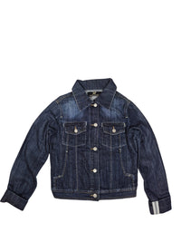 Dsquared2 Denim Trucker Jacket Dark Wash Fitted Cropped Size M