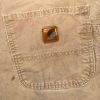 Vintage Carhartt Cargo Shorts Beige Relaxed Fit Utility Workwear Men’s W40