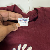Santee By Pluma Kokopelli Southwestern Graphic Sweatshirt Maroon Size XL