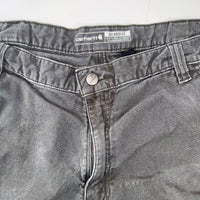 Carhartt Relaxed Fit Carpenter Trousers – Faded Black – Size 38x30 (W38 L30)